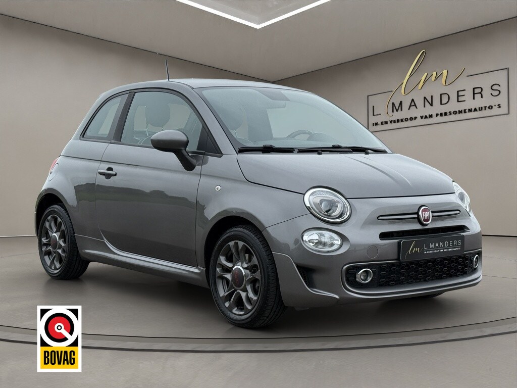 Fiat 500 1.0 Hybrid Sport 2020 GRIJS | Apple CarPlay | Climate Control