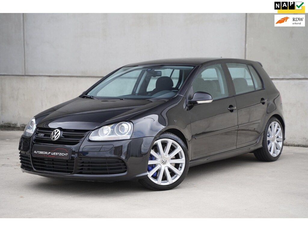Volkswagen Golf 3.2 R32 250pk DSG 5 deurs, zwart, origineel!