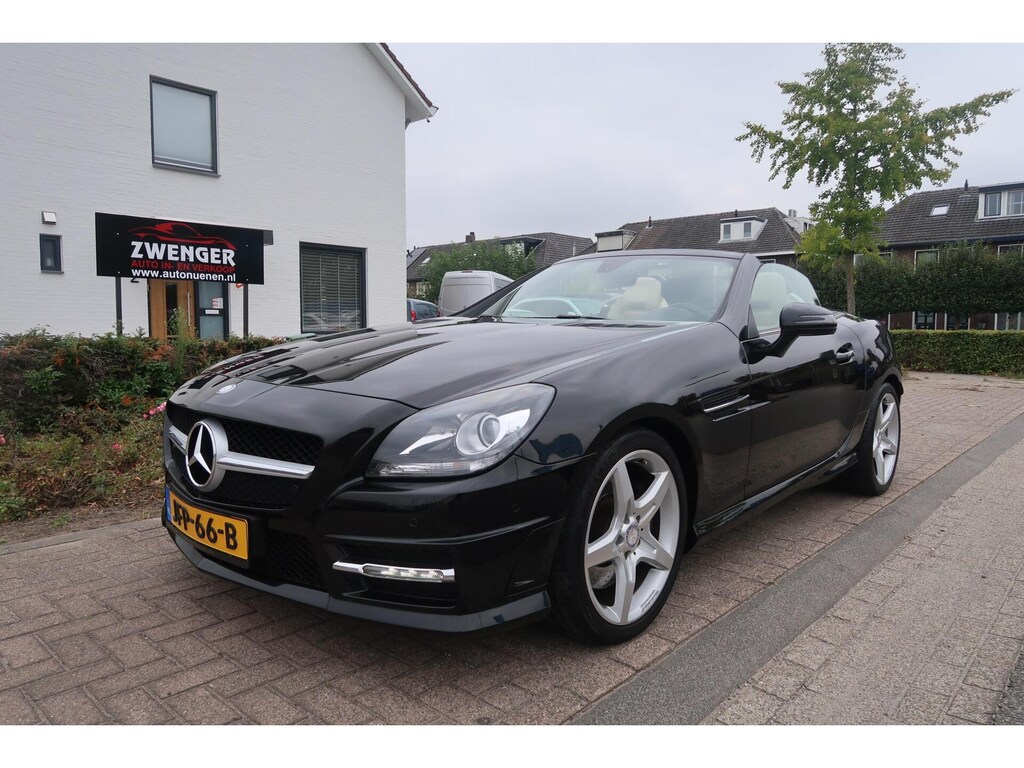Mercedes-Benz SLK 200 Aut AMG NAVIGATIE|AIRSCARF|BLUETOOTH|AIRCO|LED|PDC|LEDER|GOED ONDERHOUDEN