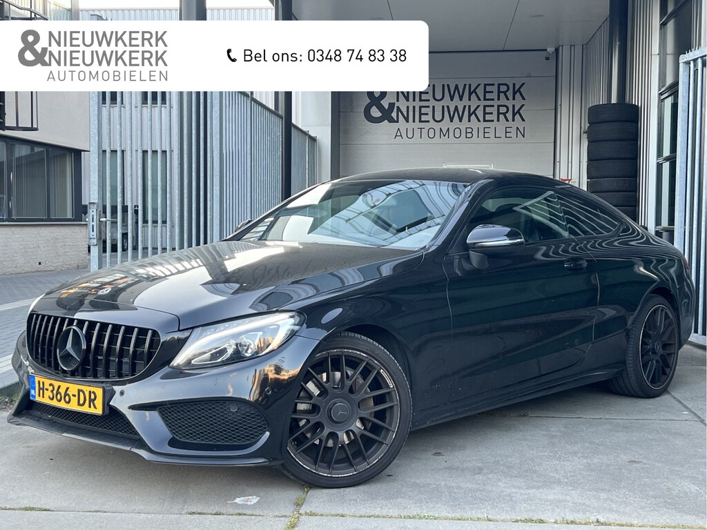 Mercedes-Benz C-klasse Coupé 180 Premium Plus AMG | AUTOMAAT | LEDER | CAMERA | NAVI | CRUISE CONTROL | CLIMATE CONTROL | PDC V+A | LMV 18'' | LED | BLUETOOTH