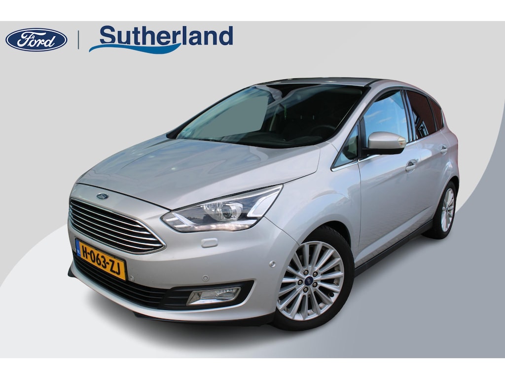 Ford C-Max 1.0 EcoBoost 125 PK Titanium | Camera | Winterpack | Navigatie | 17 INCH Lichtmetalen Velgen | Climate Control | Cruise Control | Privacy Glass | Half lederen bekleding | Dealeronderhouden
