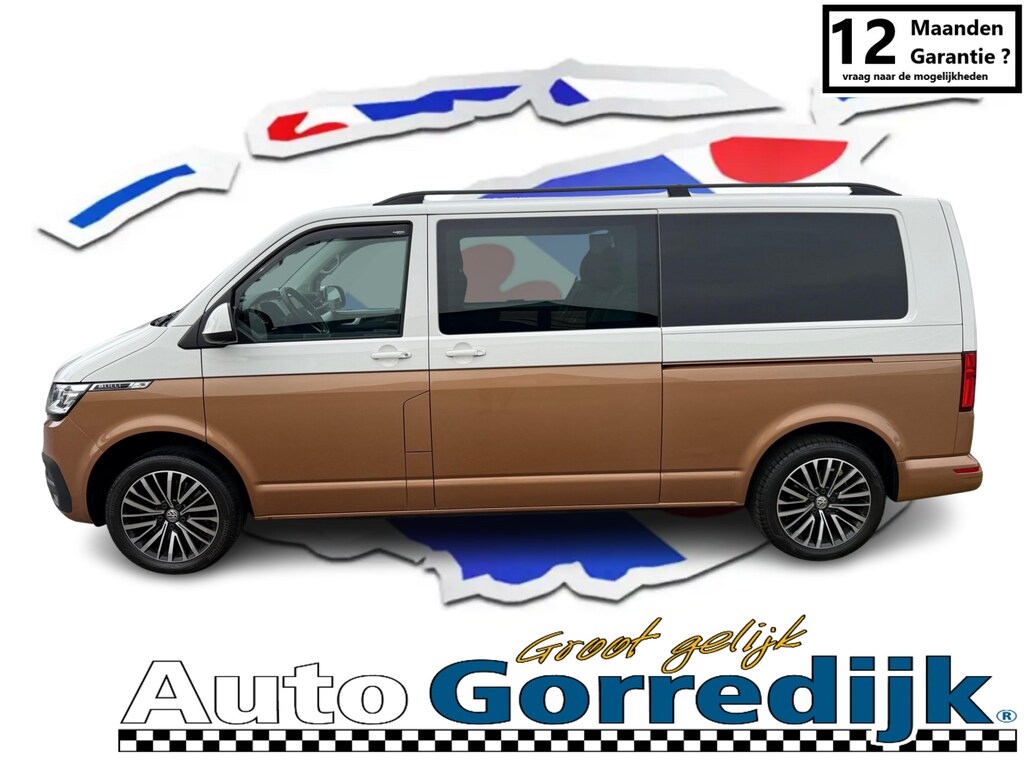 Volkswagen Transporter 2.0 TDI L2H1 31 DC 4Motion Bulli T6. 204PkDubbele Cabine DSG 31 L2H1 DIG. COCKPIT ADAPT. CRUISE LED, 2x Schuif