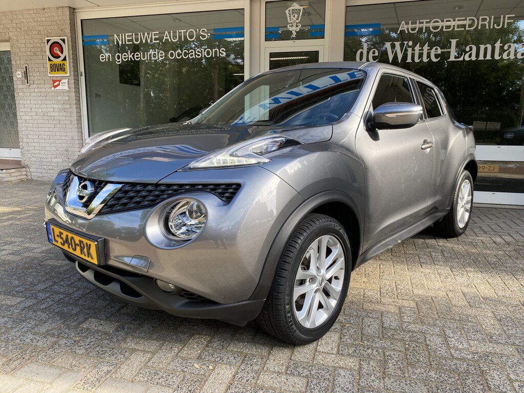 Nissan Juke 1.2 DIG-T S/S N-Connecta Navigatie Fulllmap/A. uitrijcamera/Autom. Airco/Cruisecontr./Keyless entry+startstop/Hoogte verst.stoel/Ledverl.//Privacyglas/Led dagrijverl./Elektr. verw.+verst.b. buitenspiegels