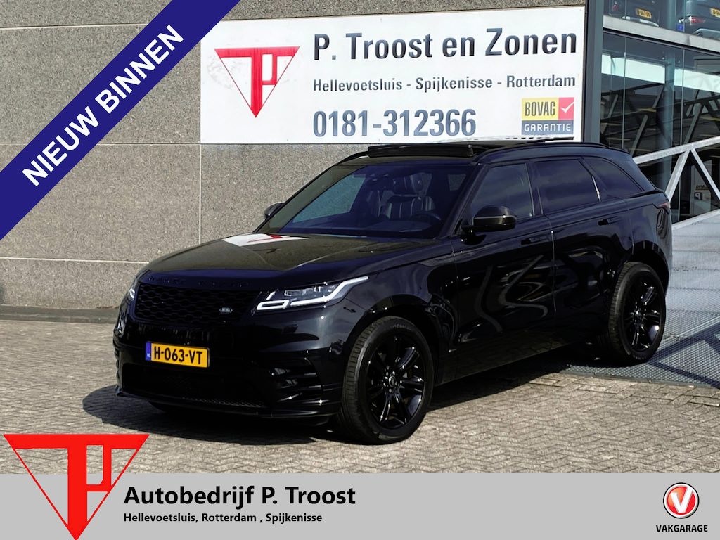 Land Rover Range Rover Velar 2.0 P250 Turbo AWD R-Dynamic NL auto/Stoelverkoeling/Dealeronderhouden/Panoramadak/Lane assist/Meridian audio/Cruise controlClimate control/Stoelverwarming/Elektrische achterklep/Alarm klasse 5/Memory seat/Achteruitrijcamera