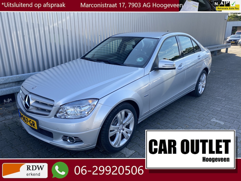 Mercedes-Benz C-klasse 180 CGI BlueEFFICIENCY Business Class Avantgarde 164Dkm, AUTOMAAT, Leer/Stof, Clima, Stoelvw, CC, PDC, LM, nw. APK – Inruil Mogelijk –