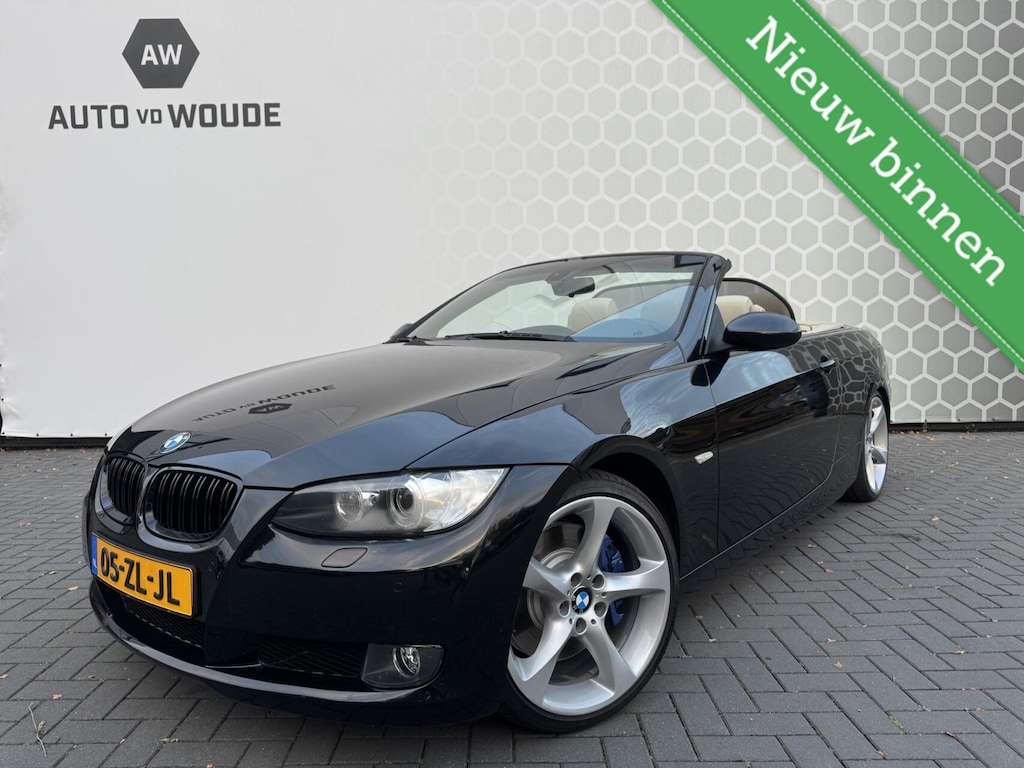 BMW 3-Serie Cabrio 335i 306PK High Executive Xenon Leder 19 inch Liefhebber Black