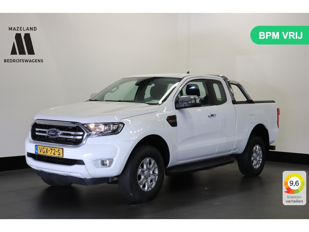 Ford Ranger 2.0 EcoBlue XLT 170PK 4X4 SuperCab EURO 6 - A/C Climate - Navi - Cruise - Trekhaak - € 19.950,- Excl.