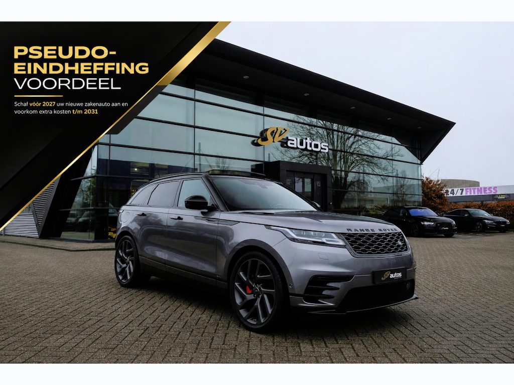 Land Rover Range Rover Velar D300 V6 300pk R-dynamic Grijs kenteken Panoramadak Medidian 22" LMV SVR