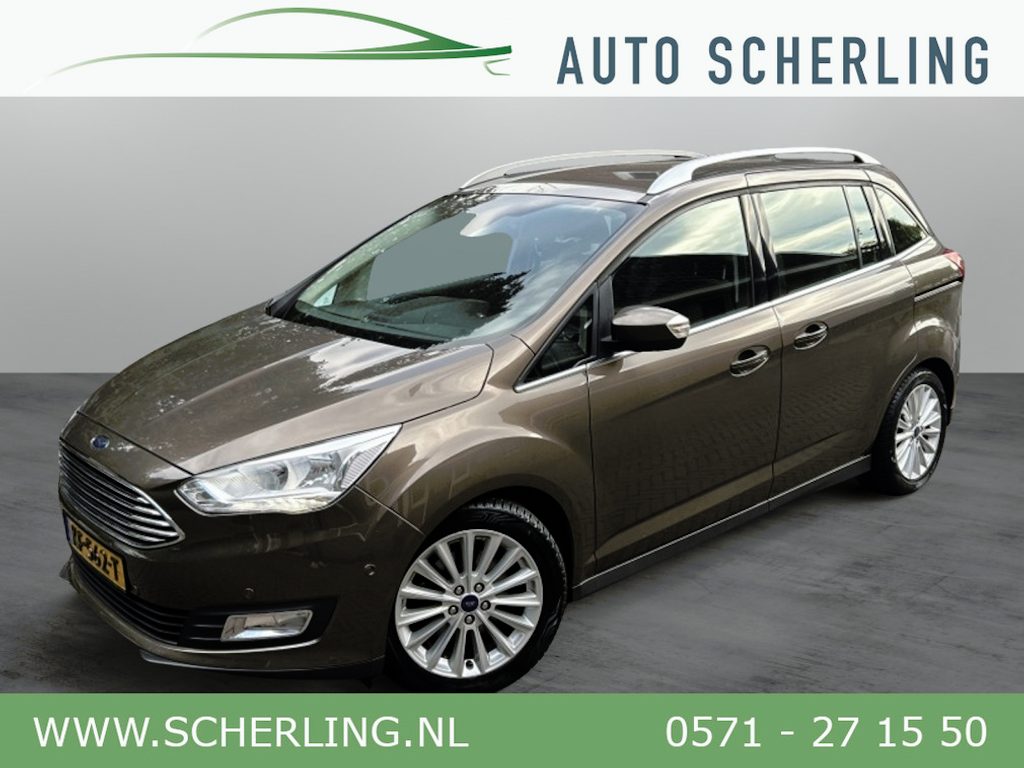 Ford Grand C-Max 1.0 125pk Titanium Navi, Clima, Trekhaak