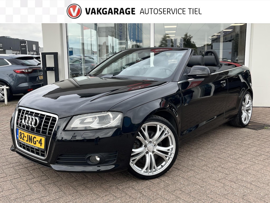 Audi A3 Cabriolet 2.0 TFSI Ambition S-line, Automaat, Navigatie, Leder, Climate control, LMV, Parkeersensoren, 200PK!