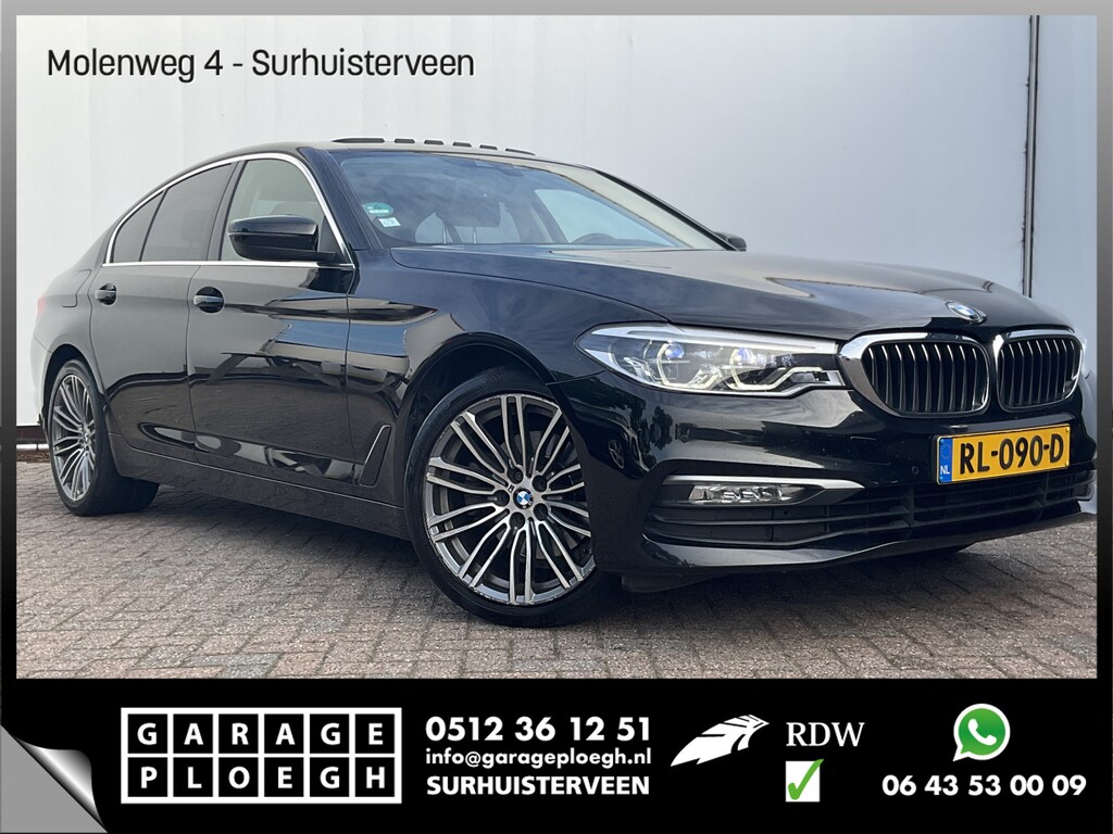 BMW 5-Serie 520D High Executive Pano.dak Leer Memory Stoelverw Led NL-Auto Volledig-OH!