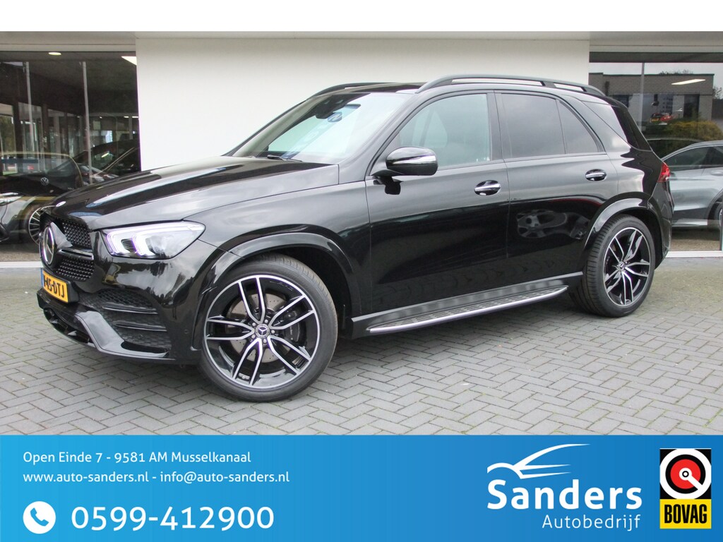 Mercedes-Benz GLE 400 D 4MATIC GRIJS KENTEKEN Luchtvering/ 22 inch/ Panorama/ Trekhaak/ Stoelverwarming+koeling/ VOL!