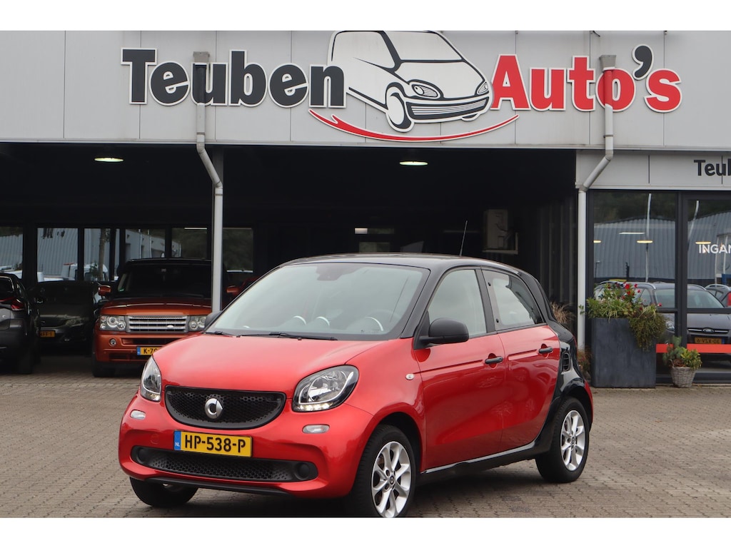 smart Forfour 1.0 Turbo Pure Airco, Cruise control, Automaat, Lichtmetalen wielen, Elektrische ramen