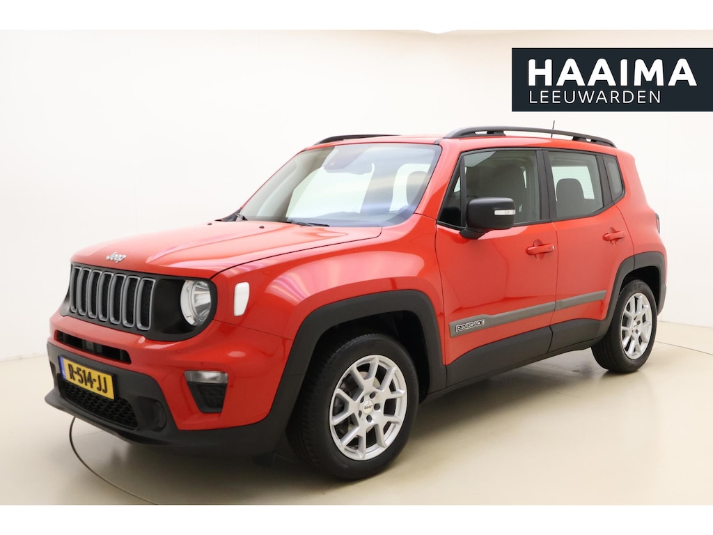 Jeep Renegade 1.5T e-Hybrid Longitude Automaat | Climate Control | Trekhaak | Lichtmetalen velgen | Cruise Control | Dakrails