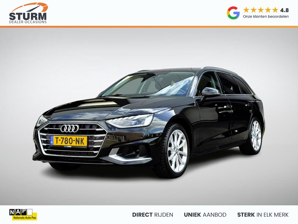 Audi A4 Avant 35 TFSI Advanced Edition NL-Auto, Uitklapbare Trekhaak | Sportstoelen | Navigatie Full-Map | Elek. Achterklep | LED Koplampen | Virtual Cockpit | Rijklaarprijs!