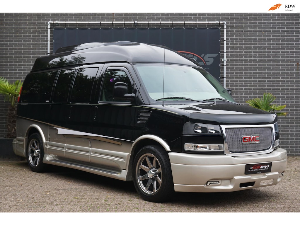 GMC Savana VAN 5.3 V8 314PK AUT 7Per Camper LPG Luxe Leer Tv