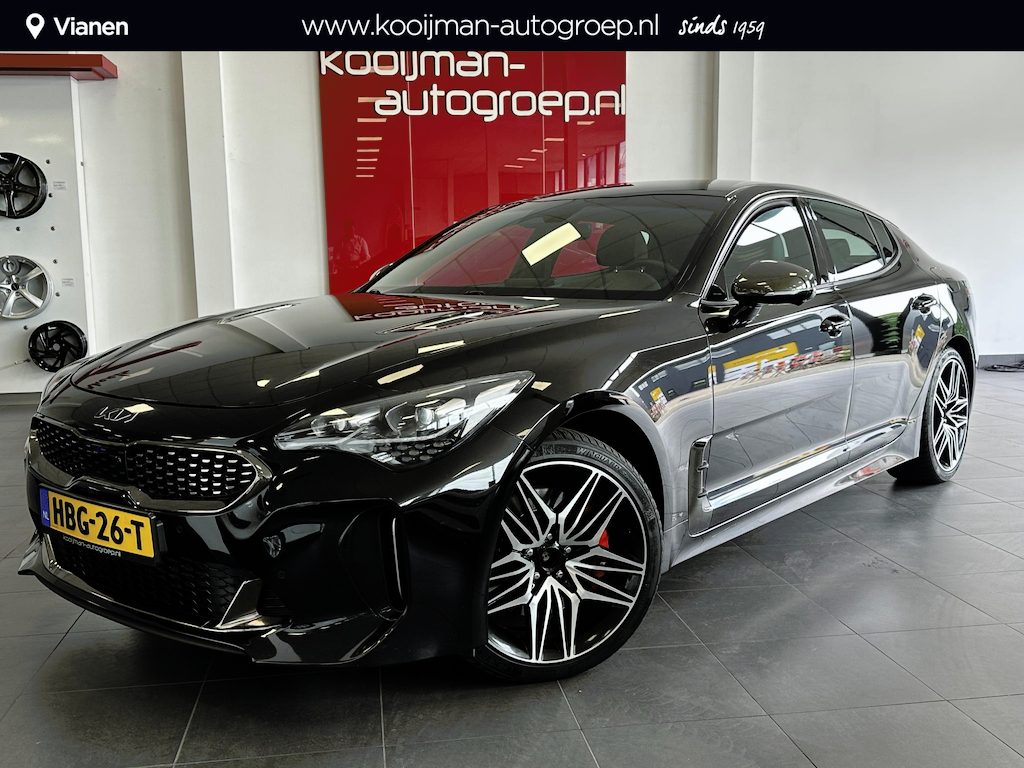 Kia Stinger 3.3 Twin Turbo V6 AWD GT PRO Nieuwste model, 370PK, AWD, BREMBO, Sportuitlaat met kleppensysteem, 360' Graden Camerazicht, Lederenbekleding, Stoelverwarming&Verkoeling, Interieurverlichting, Stoel Memory, Harman/Kardon Instalatie!