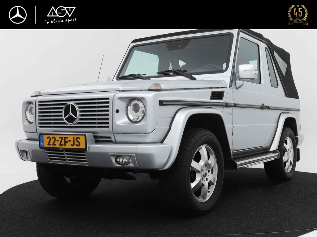 Mercedes-Benz G-klasse 500 Cabrio Volledig ASV Dealer onderhouden, Unieke auto!!