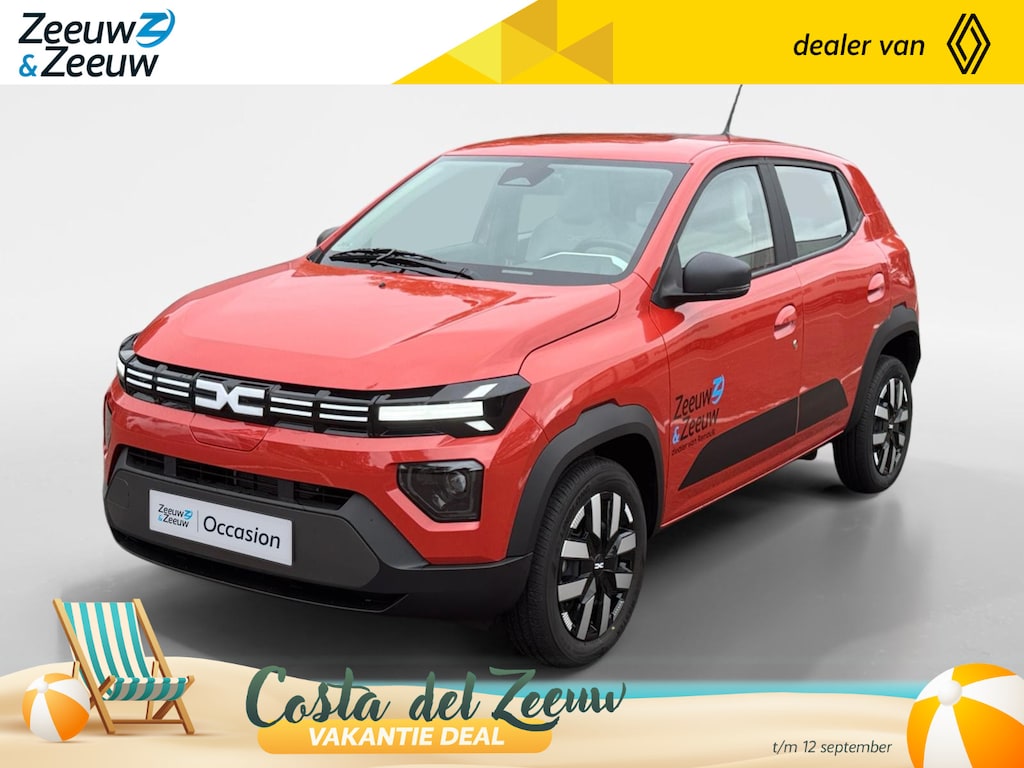 Dacia Spring Expression 65 26.8 kWh *Parkeersensoren*Tel Bluetooth*Cruise Control*| Rijdende demonstratie auto | Vraag naar de juiste kilometerstand |