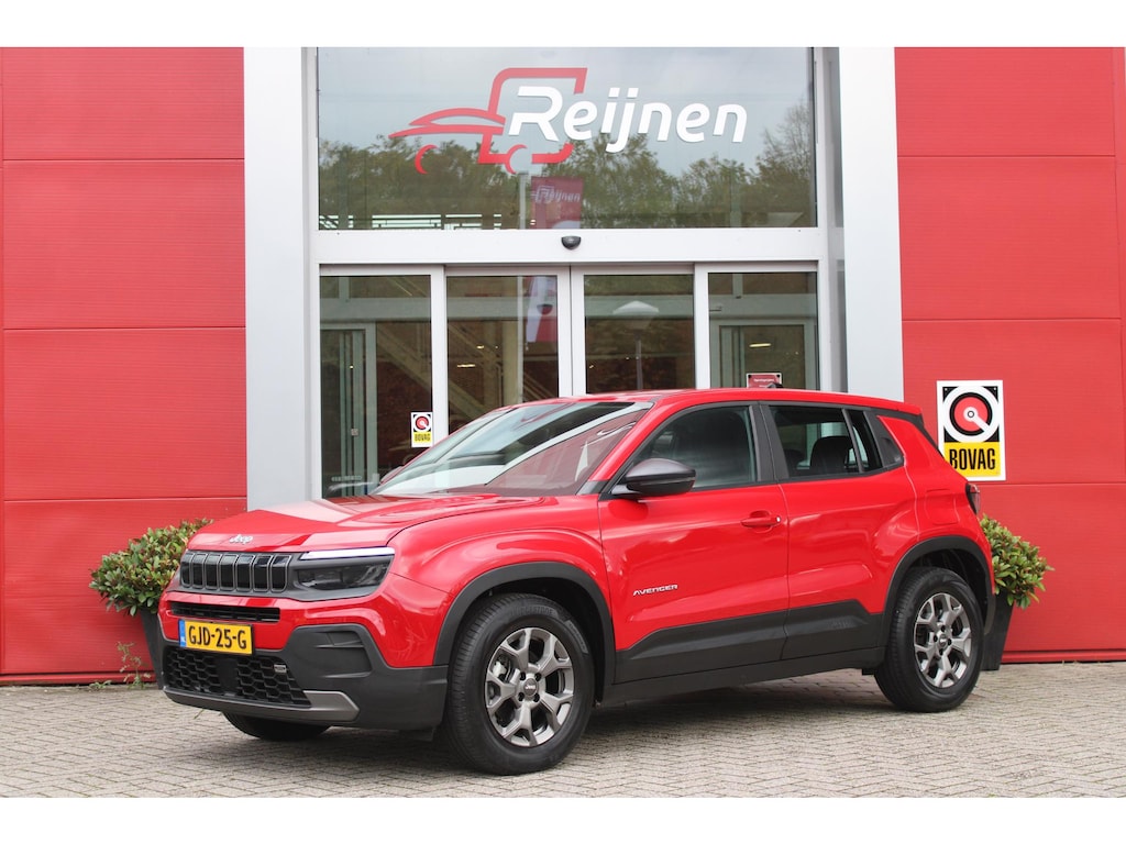 Jeep Avenger 1.2 Longitude | DAB+ RADIO | APPLE CARPLAY / ANDROID AUTO | CRUISE CONTROL | LED KOPLAMPEN / ACHTERLICHTEN | CRUISE CONTROL | PARKEERSENSOREN ACHTER | LICHT METALEN VELGEN |
