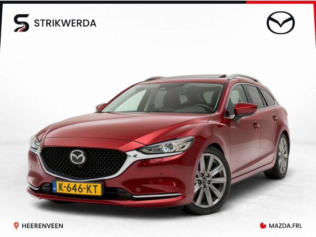 Mazda 6 Sportbreak 2.0 SkyActiv-G 165 Luxury AUTOMAAT | Stoelverwarming/koeling | Bose | leer | Pano