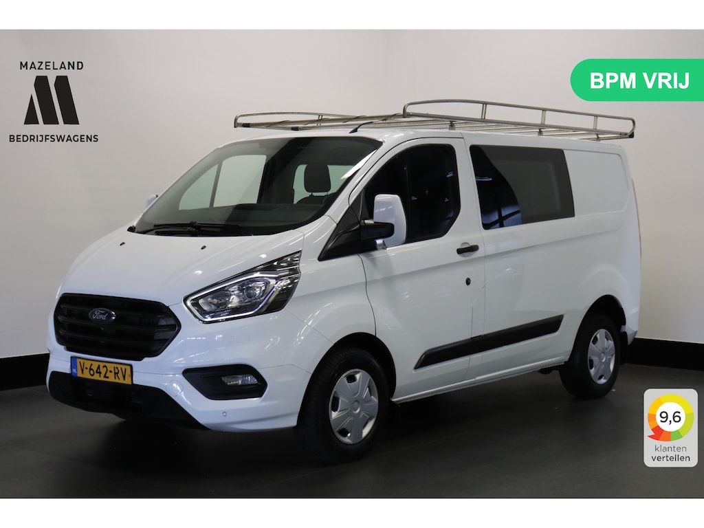 Ford Transit Custom 2.0 TDCI Dubbele Cabine - EURO 6 - Airco - Cruise - PDC - €13.900,- Excl.