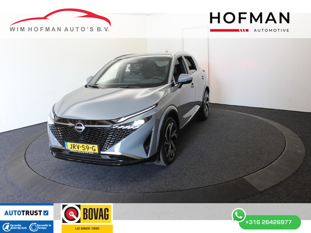 Nissan Qashqai 1.3 MHEV Xtronic Tekna Plus 360° Cam Panodak Head-Up Vol Leder