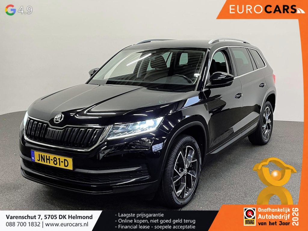 Skoda Kodiaq 1.5 TSI Sportline Business Airco ECC Navi Carplay 19" LM Velgen Leder PDC VA+ 360 Camera Stoelverwarming voor & achter