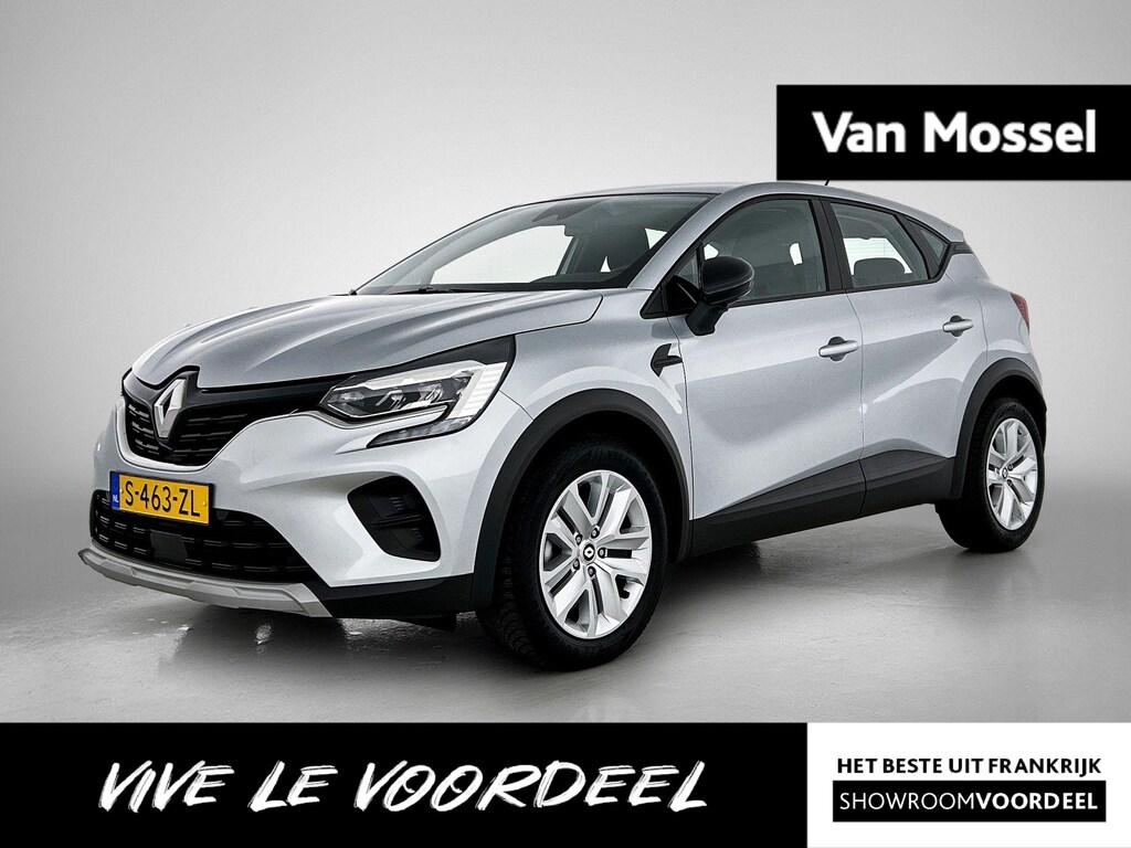 Renault Captur 1.0 TCe 90Pk Evolution | Navigatie | Airco | Apple Carplay/Android Auto | Cruise Control | Bluetooth | Parkeersensoren | Keyless Entry & Start | All Season banden | Verschuifbare Achterbank |