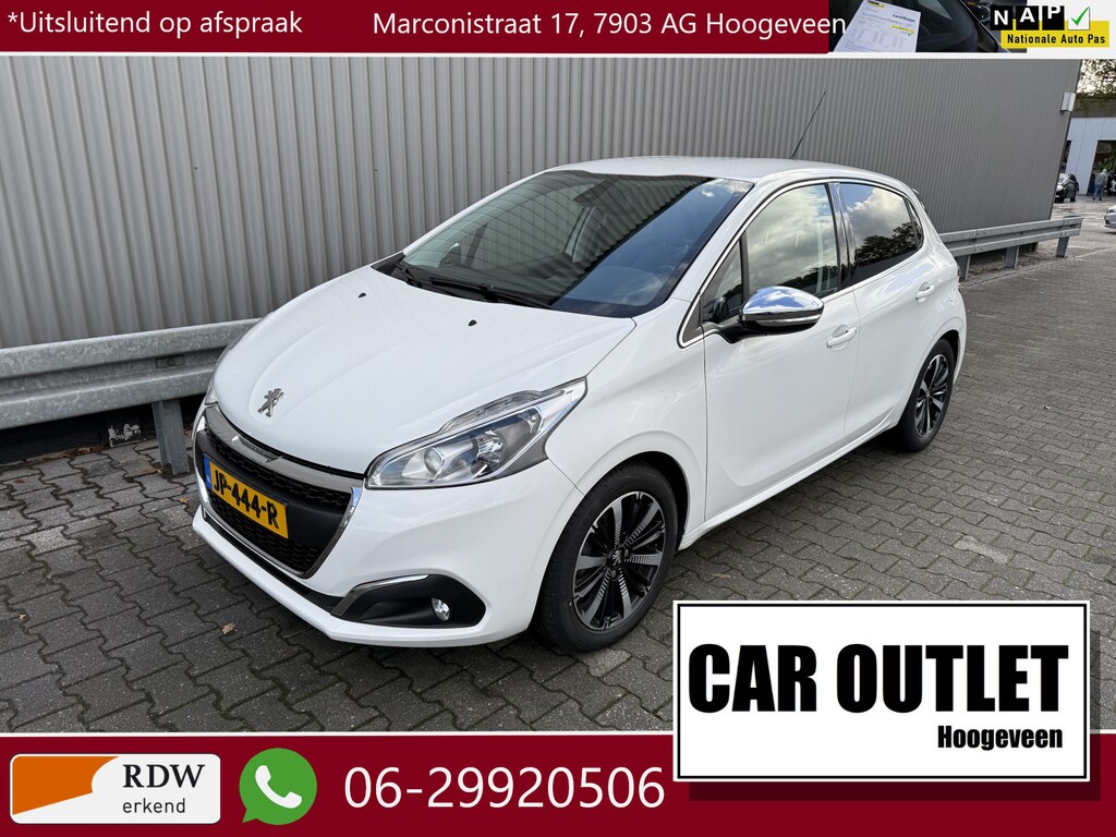 Peugeot 208 1.2 PureTech GT-Line 161Dkm.NAP, 5-Drs, H/Leer, Clima, Navi, CC, PDC, LM, Trekh, – Inruil Mogelijk –