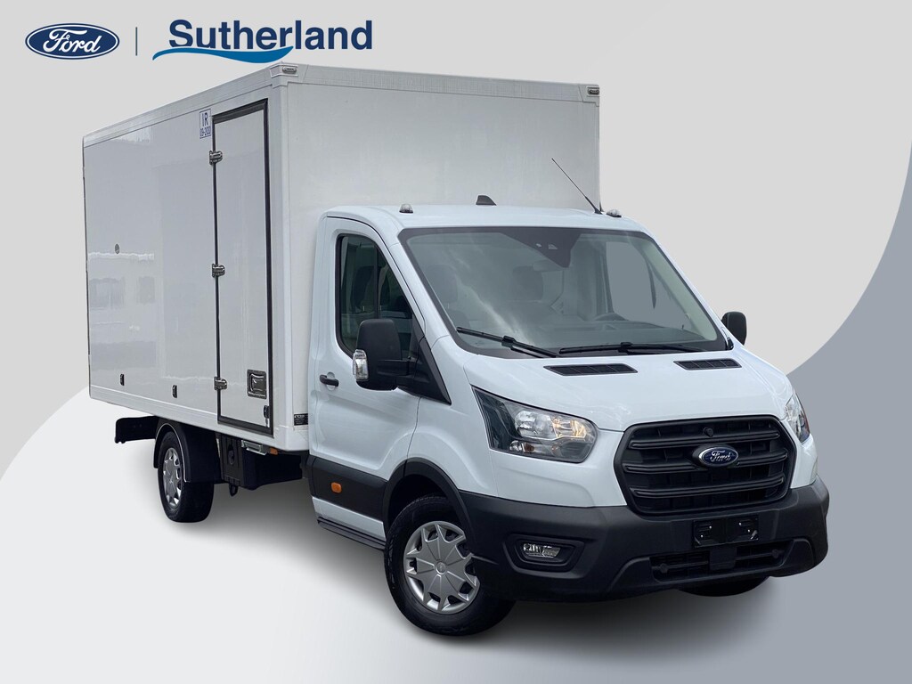 Ford Transit 350 2.0 TDCI L4H1 Trend RWD | 130pk | SCI | Geïsoleerde Bakwagen! | Zijdeur | Deuren achter | Airco | Cruise control | BPM VRIJ