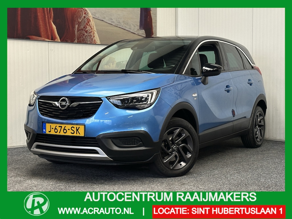 Opel Crossland X 1.2 TURBO EDITION 2020 AUTOMAAT NAVIGATIE VIA APPLE CARPLAY/ANDROID CRUISE CONTROL AIRCO RIJSTROOKSENSOREN 16" LM VELGEN ZEER MOOI !!