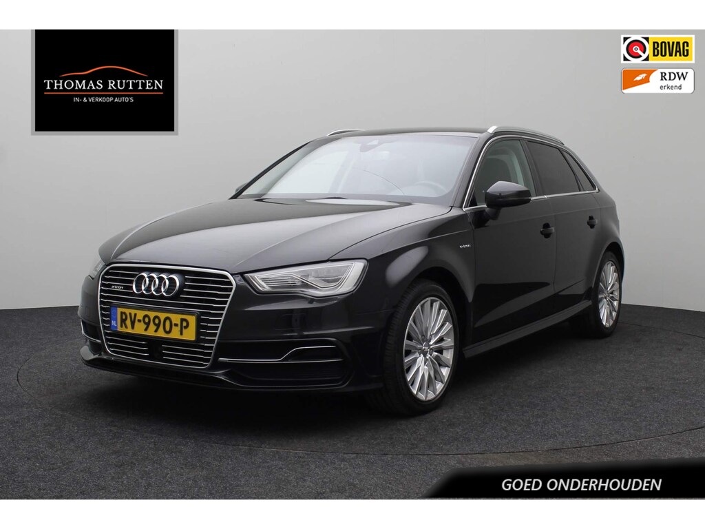 Audi A3 Sportback 1.4 e-tron PHEV Attraction Pro Line plus 2015 | CarPlay | Goed Onderhouden | Airco | Cruise Control | Stoelverwarming | Achteruitrij Camera | Elektrische Stoelen | Stuurwiel Bediening | Onderhoudshistorie