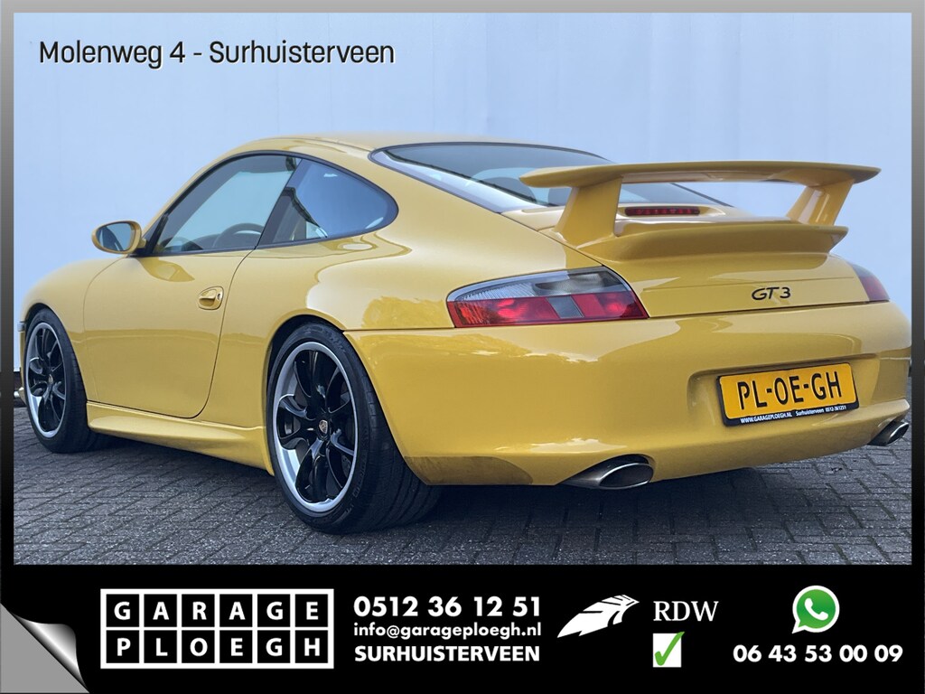 Porsche 911 3.6 Coupé 996 GT3 Collect Car Speed Gelb Carbon Dealer-Serviced Signed by Walter-Röhrl