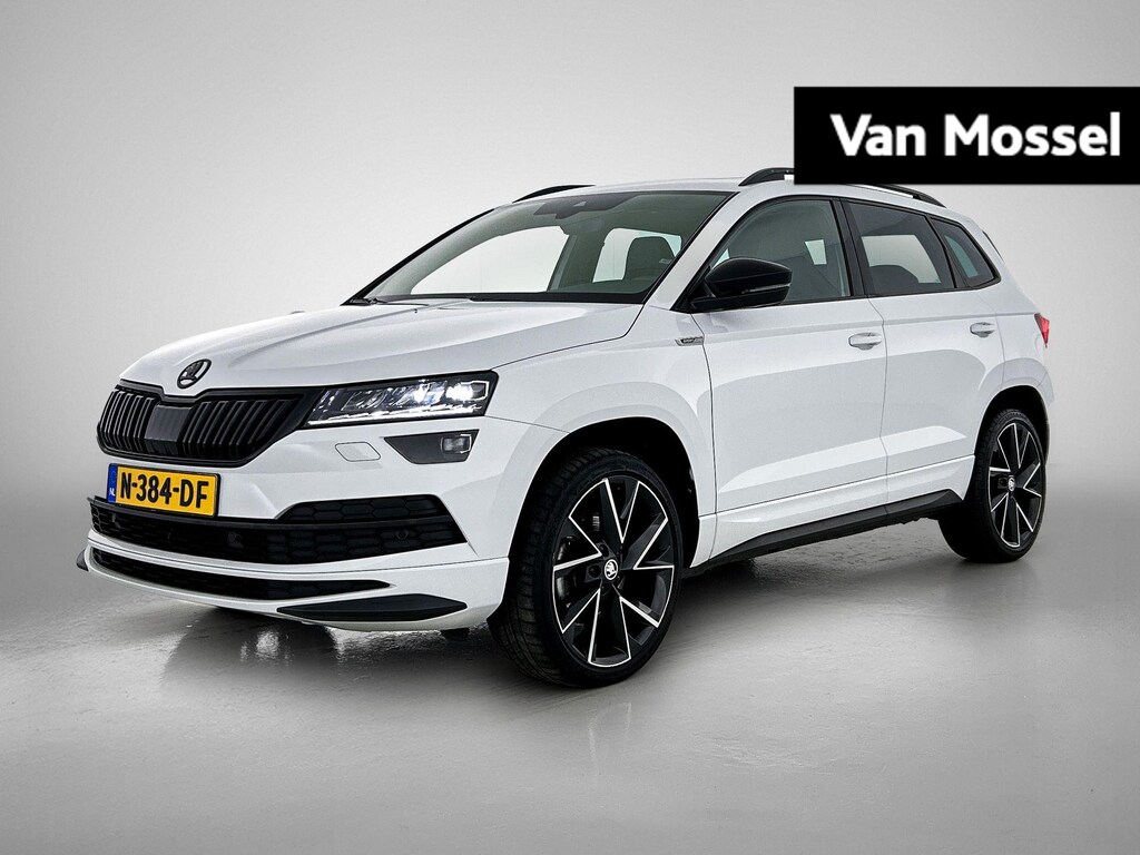 Skoda Karoq 1.5 TSI ACT Sportline Business | PANORAMADAK | STOELVERWARMING | STUURVERWARMING | CANTON | ADAPTIVE CRUISECONTROL | CLIMATE CONTROL | SFEERVERLICHTING | ELEKTRISCHE ACHTERKLEP |