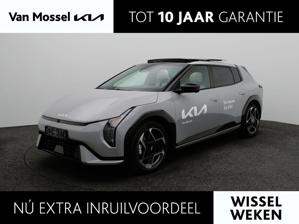 Kia EV4 Hatchback GT-PlusLine 81.4 kWh | Trekhaak | 360 Camera | Leder | Stoel Stuur verwarming | Stoel Ventilatie | Head Up | Open Dak