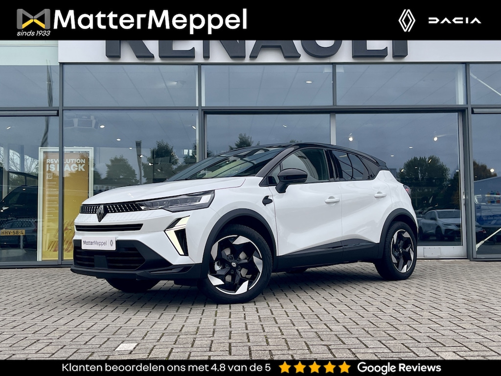 Renault Captur 1.6 E-Tech Full Hybrid 145 Techno | Stoel+Stuurverwarming | Climate Control | Draadloze Telefoonlader | Camera + Sensoren | Two-Tone | Apple CarPlay/Android Auto