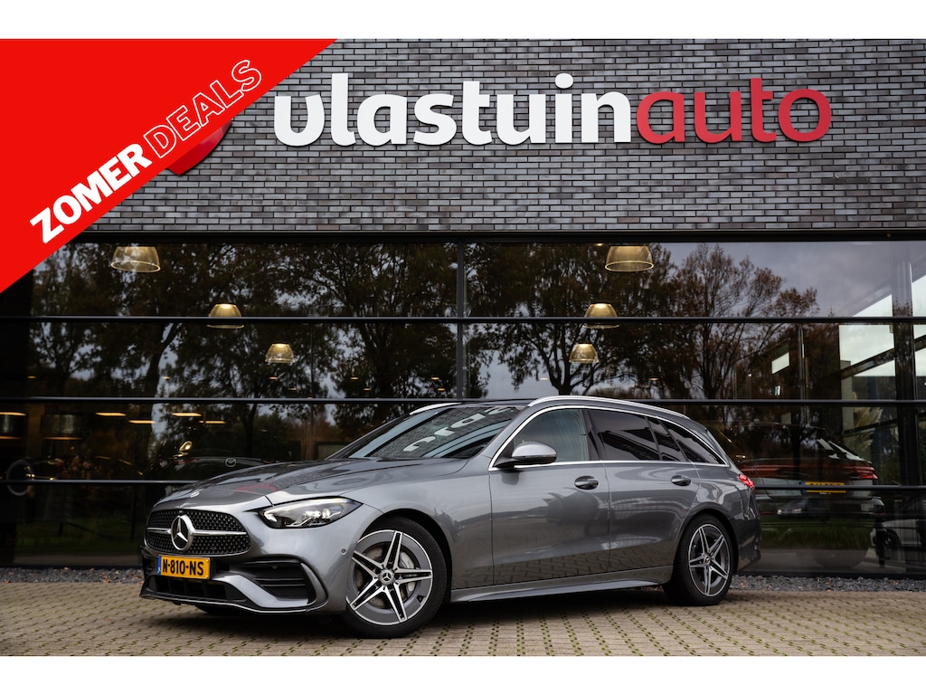 Mercedes-Benz C-klasse Estate 200 Launch Edition AMG Line , Virtual cockpit, Leer, Sfeerverlichting,