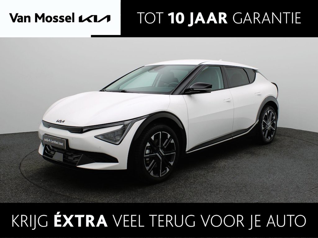 Kia EV6 Plus 84 kWh | bijtelling 17%| stoel- & stuurverwarming| stoelverkoeling| Gt-line velgen| zwarte typeaanduiding|