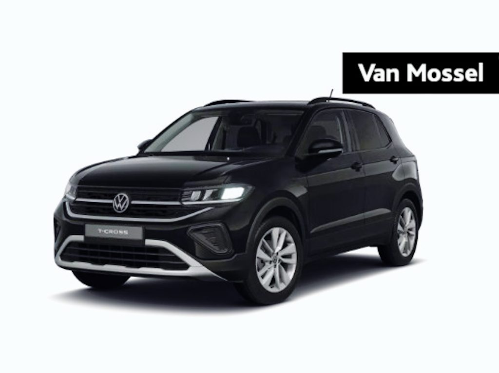 Volkswagen T-Cross 1.0 TSI Life Edition 116 PK Automaat | Fysieke voorraad | Apple Carplay draadloos | Camera | Keyless access | 17" Lichtmetalen velgen | LED koplampen | Android Auto draadloos | Parkeersensoren achter | Airco | Adpatieve cruise control | Ruiten getint |