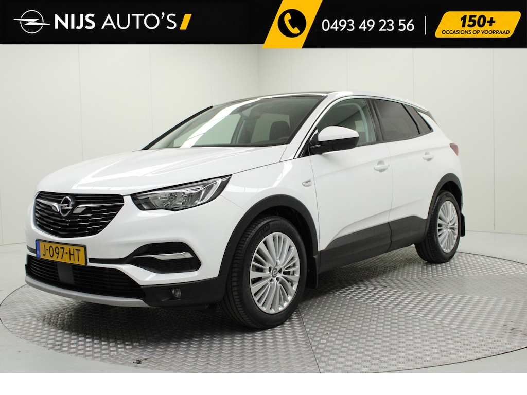 Opel Grandland X 1.2 Turbo Innovation | climate control | pdc v/a + camera | elektr. achterklep | navi fullmap | carplay | panoramadak | dodehoek | keyless