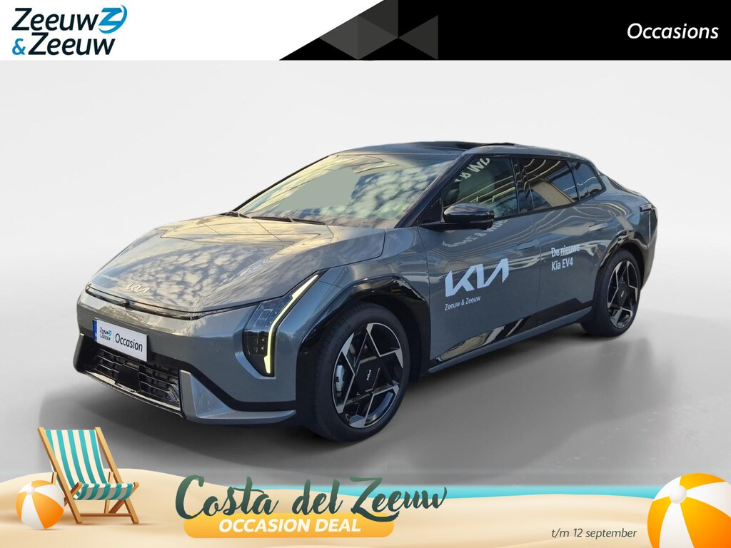 Kia EV4 GT-PlusLine 81.4 kWh | Climate Control | 360 Graden Camera | Memory Stoelen | Stoelverwarming | Stuurverwarming | Stoelventilatie | Open Dak | Navigatie | Elektrische Achterklep | DEMO |