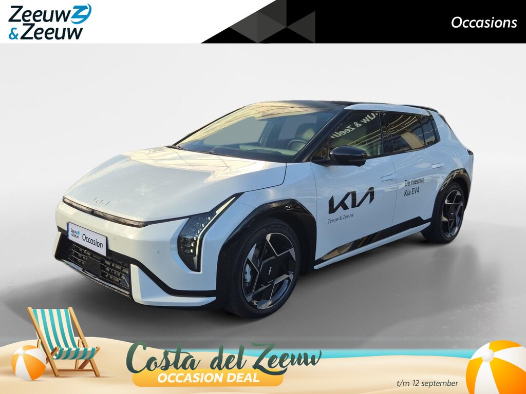 Kia EV4 GT-PlusLine 81.4 kWh | Climate Control | 360 Graden Camera | Memory Stoelen | Stoelverwarming | Stuurverwarming | Stoelventilatie | Open Dak | Navigatie | Elektrische Achterklep | DEMO |