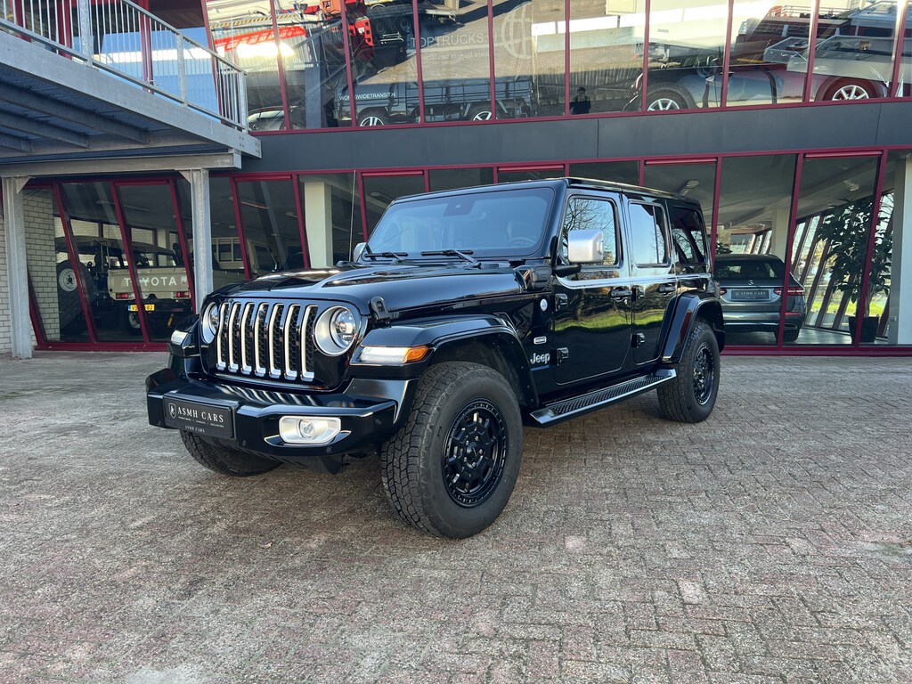 Jeep Wrangler Unlimited 4xe 380 Sahara | Irmscher | Cross | Camera voor |