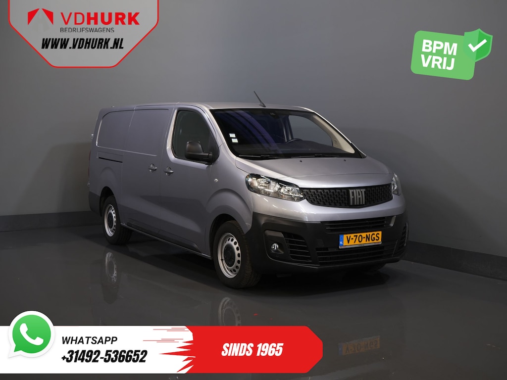 Fiat Scudo 2.0 MJ 145 pk L3 BPM VRIJ! (DEMO) Trekhaak/ Adapt.Cruise/ Climate/ Keyless/ Carplay/ Camera/ PDC