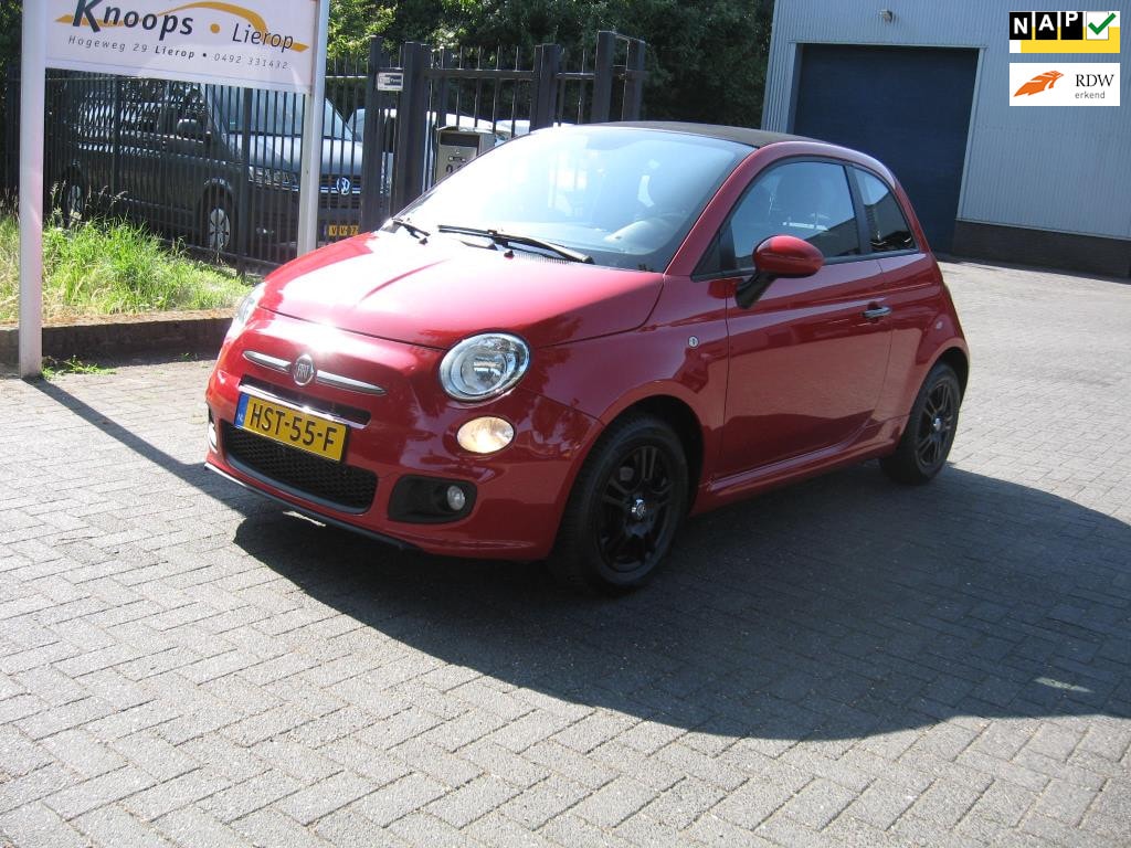 Fiat 500C 1.2i Sport Cabriolet Airco Rijklaar met garantie