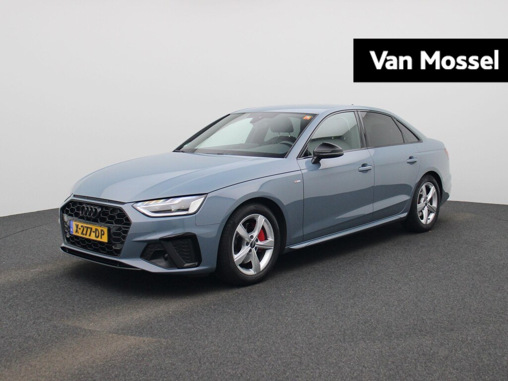 Audi A4 Limousine 40 TFSI S edition 204 PK | Automaat | LED Koplampen | S-line | Navigatie Plus | Audi Sound System | Optiekpakket Zwart Plus | Virtual Cockpit | Parkeersensoren | Privacy Glass | Cruise Control | Stoelverwarming | Lichtmetalen velgen | Fabrieksgarantie |
