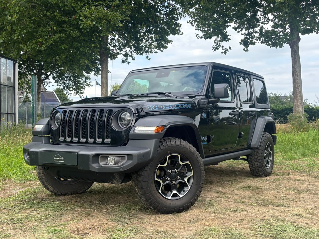 Jeep Wrangler Unlimited 4xe 380 Rubicon |CAMERA V+A|ACC|STUUR+STOELVERW.|1E EIGENAAR|LEASE 598 EURO/MAAND 17597 / 4020 | CABRIOLET/OVERLAND/SAHARA/RUBICON/SUV/TERREINWAGEN