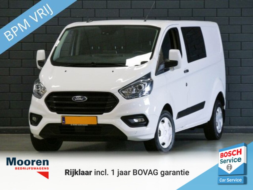 Ford Transit Custom 320 2.0 TDCI 130PK L2H1 Trend Dubbele Cabine | CAMERA | NAVIGATIE | CRUISE CONTROL | 6 PERS. | EURO 6 |