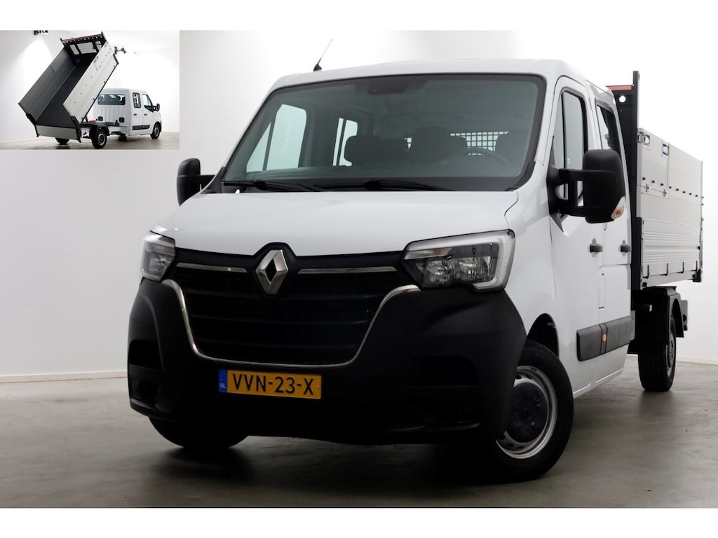 Renault Master T35 2.3 dCi 145pk L3 D.C. Kipper met hoge boorden 05-2023